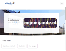 Tablet Screenshot of mijande.nl